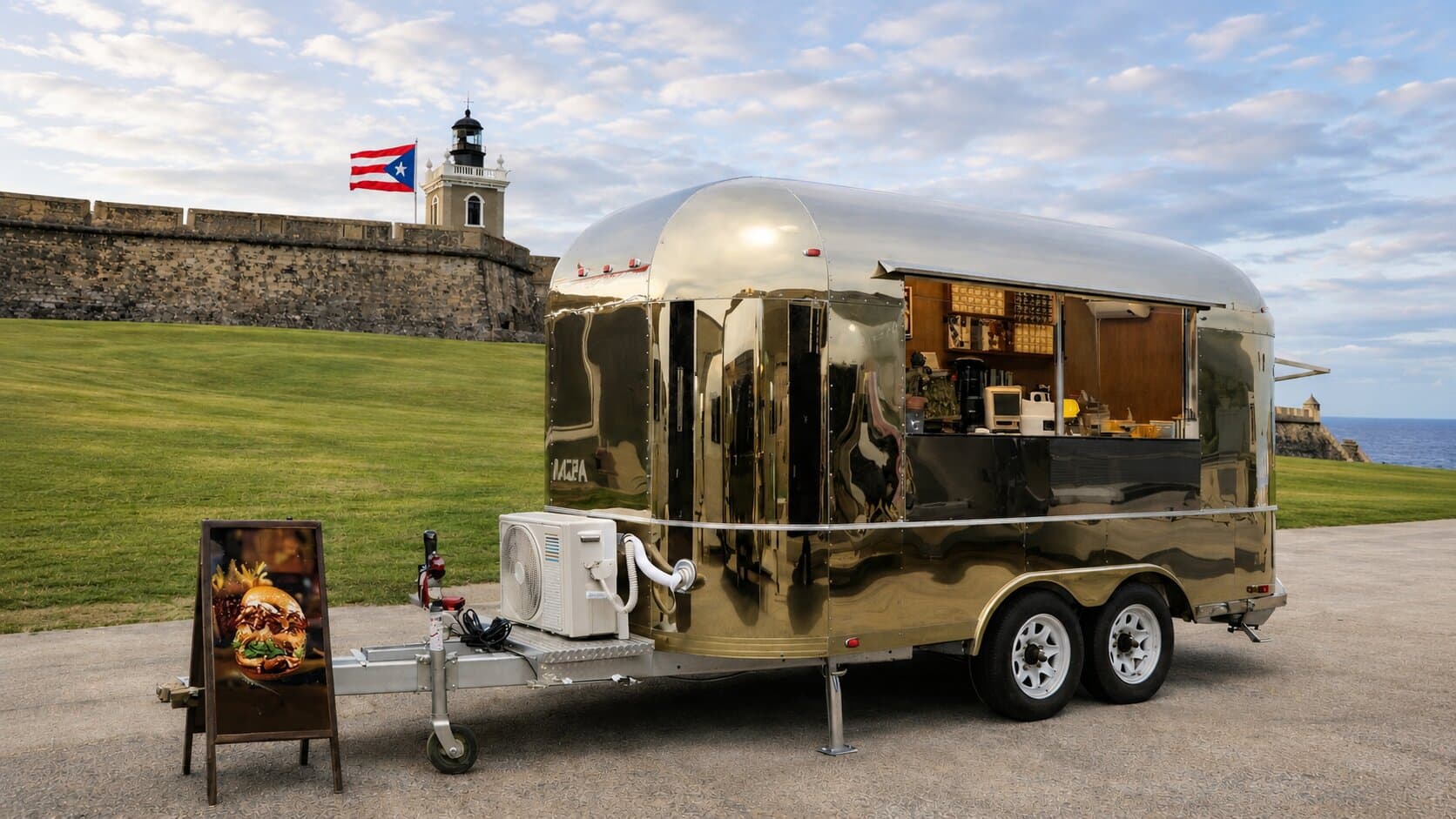 Los Camiones — Gold Airstream